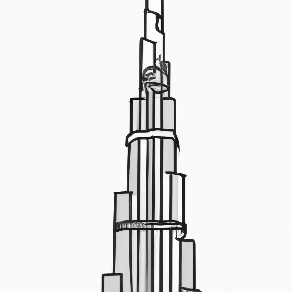 Vetores Burj Khalifa Vetores Burj Khalifa