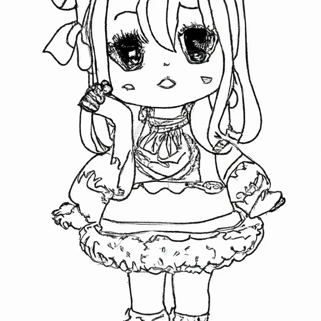 Vetores E Girls Kawaiis