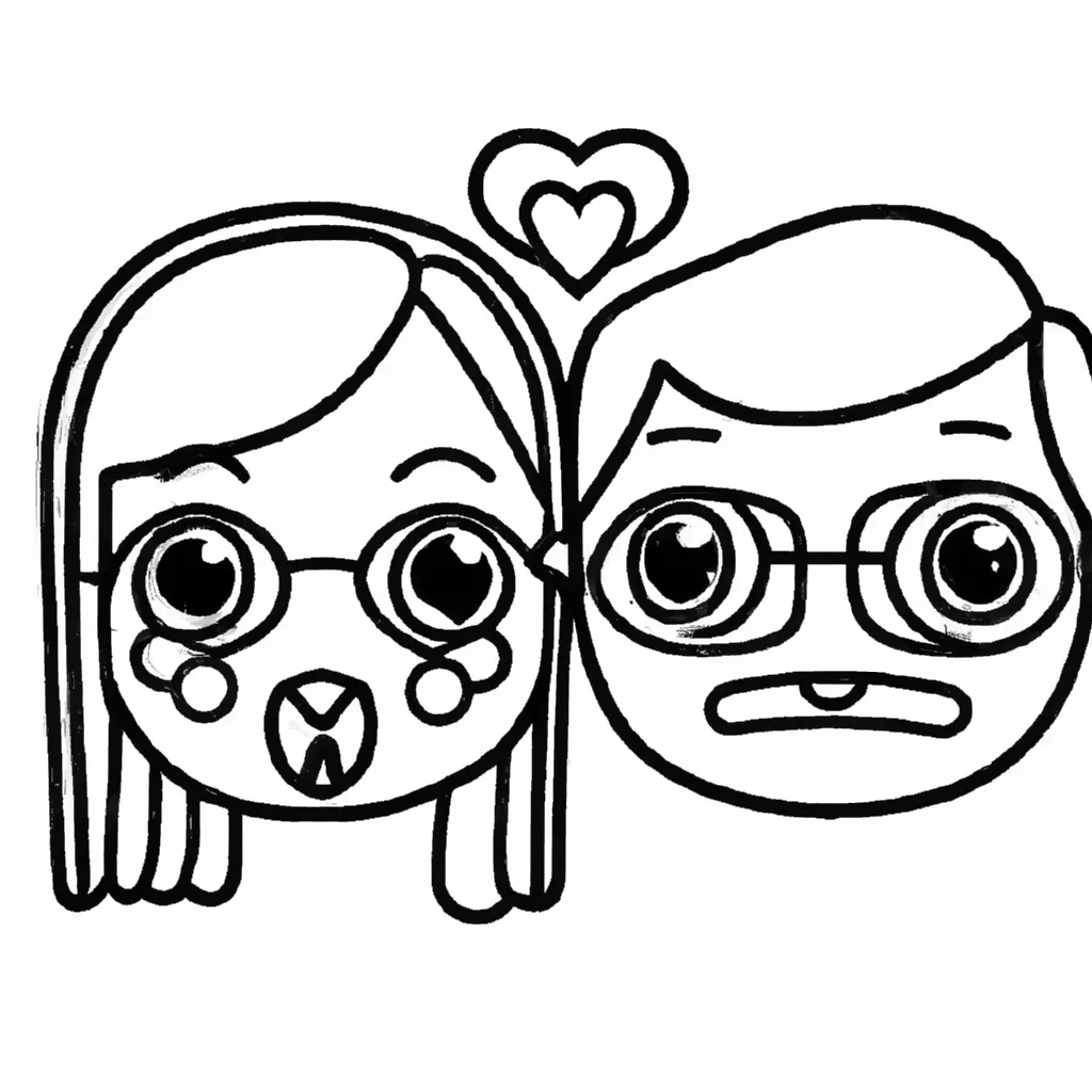Vetores Emoji de Casal