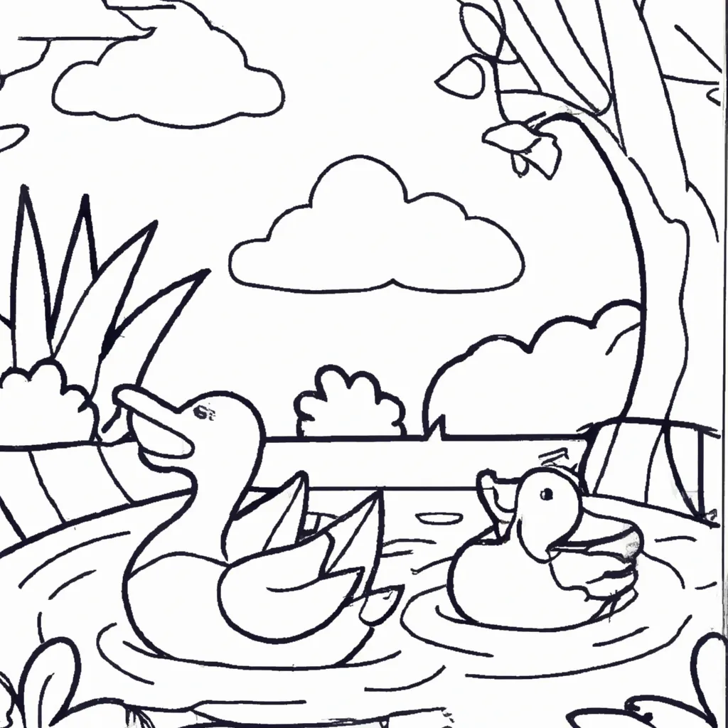 Vetores Patos Nadando Vetores Patos Nadando