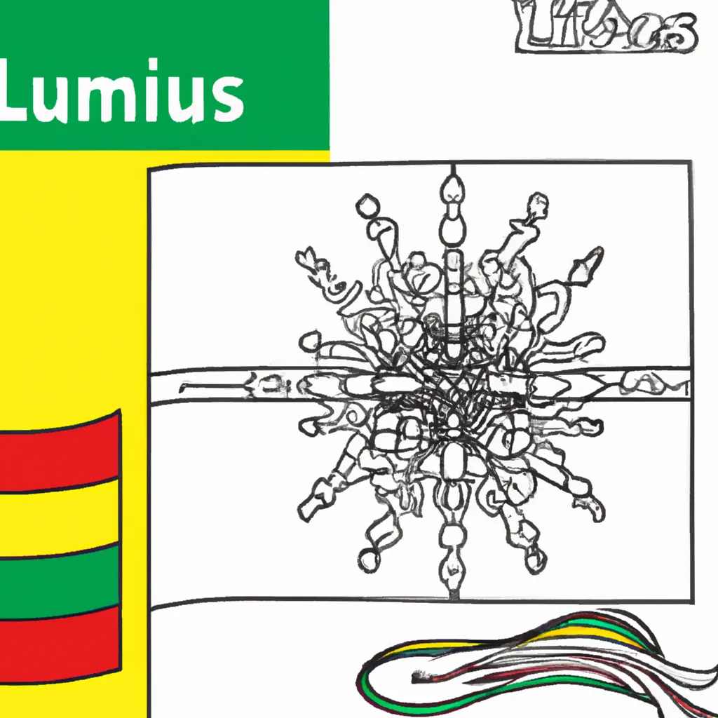 Vetores bandeira da lituania Vetores bandeira da lituania