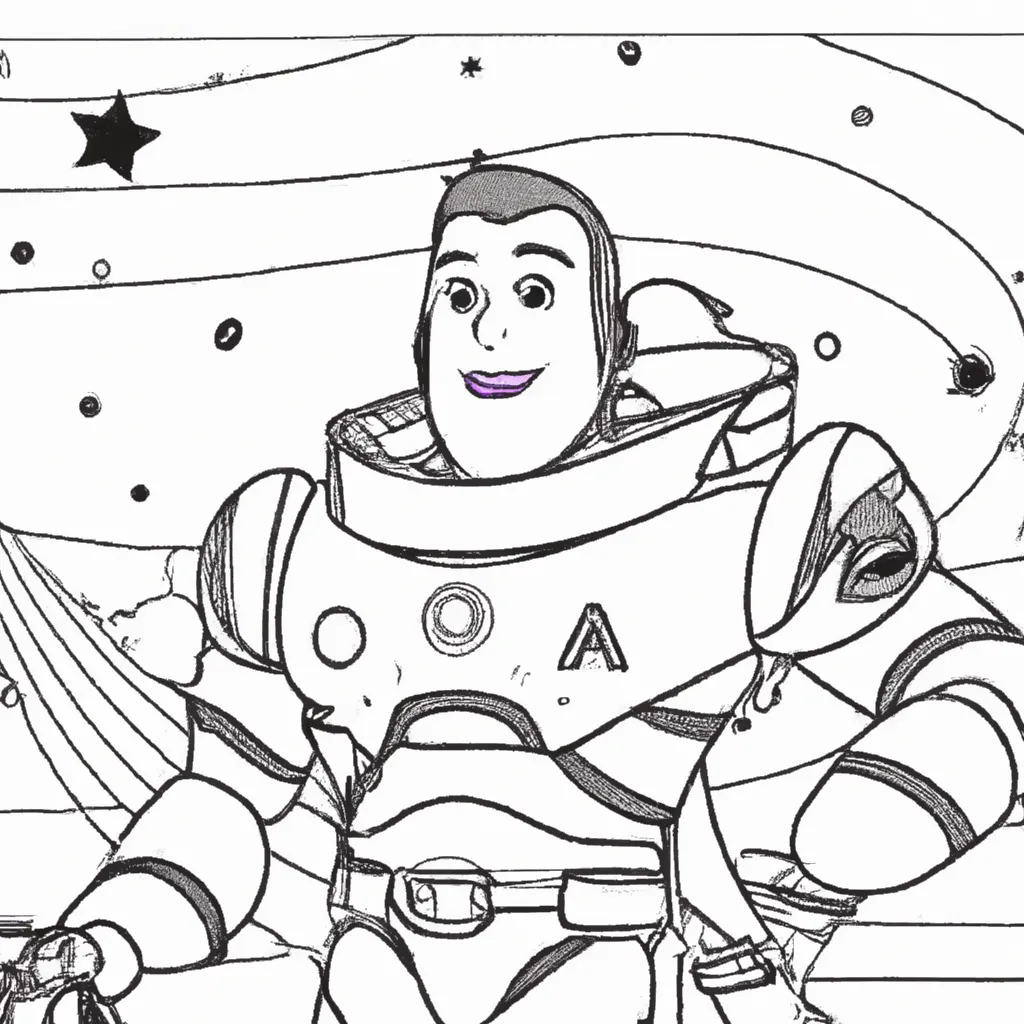 Vetores buzz lightyear do comando estelar