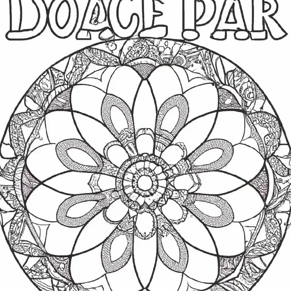 Vetores mandala da paz
