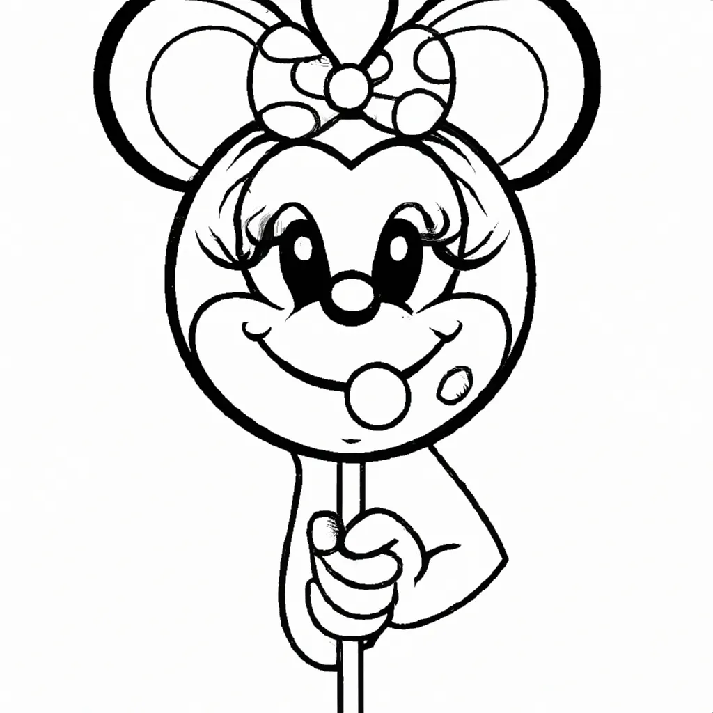 Vetores pirulito minnie