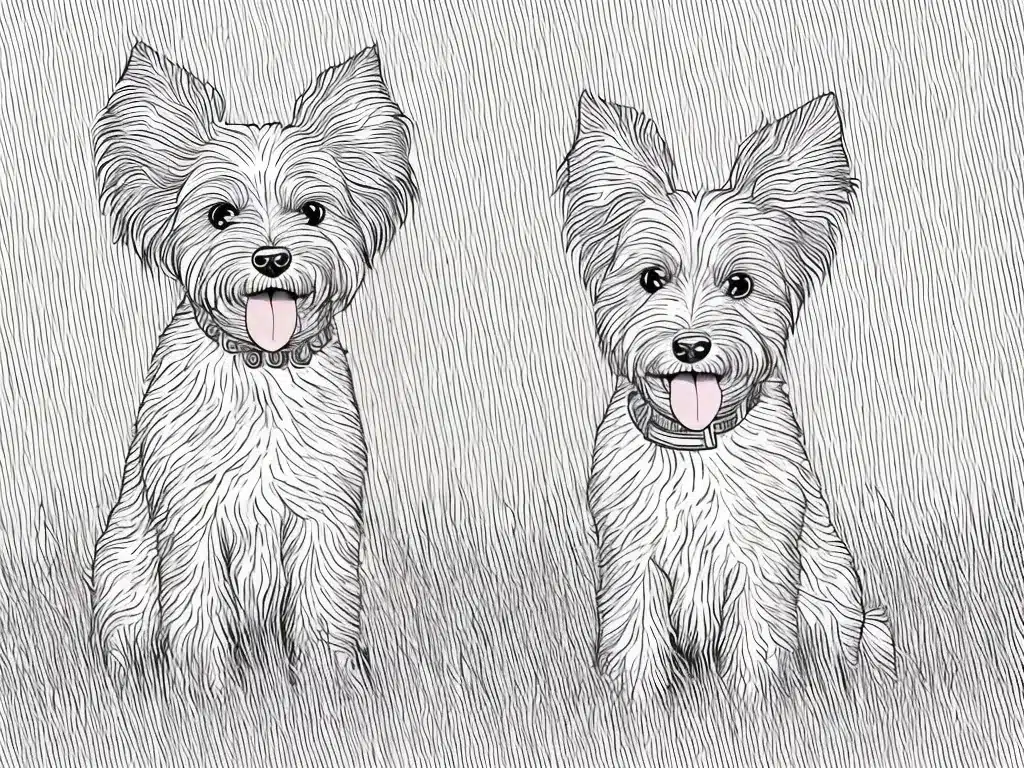 Atividades desenhos cachorro franja 2