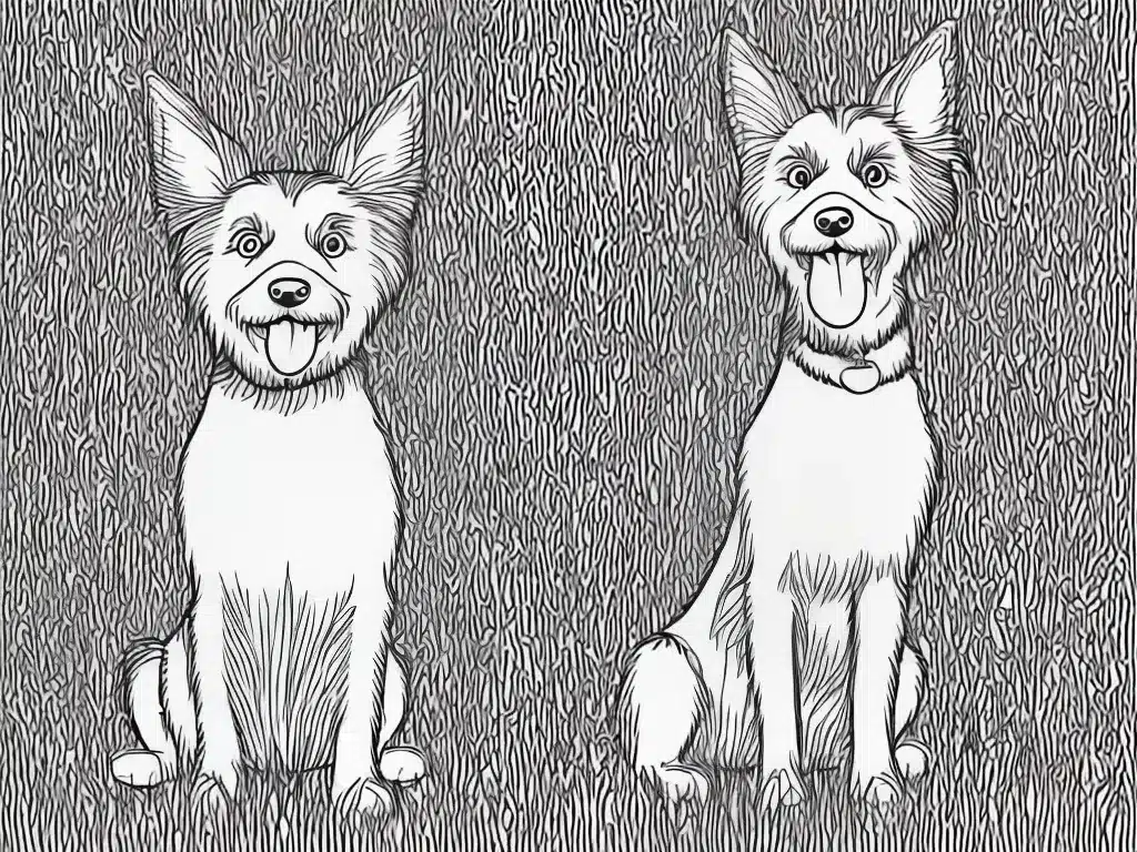 Atividades desenhos cachorro franja 3