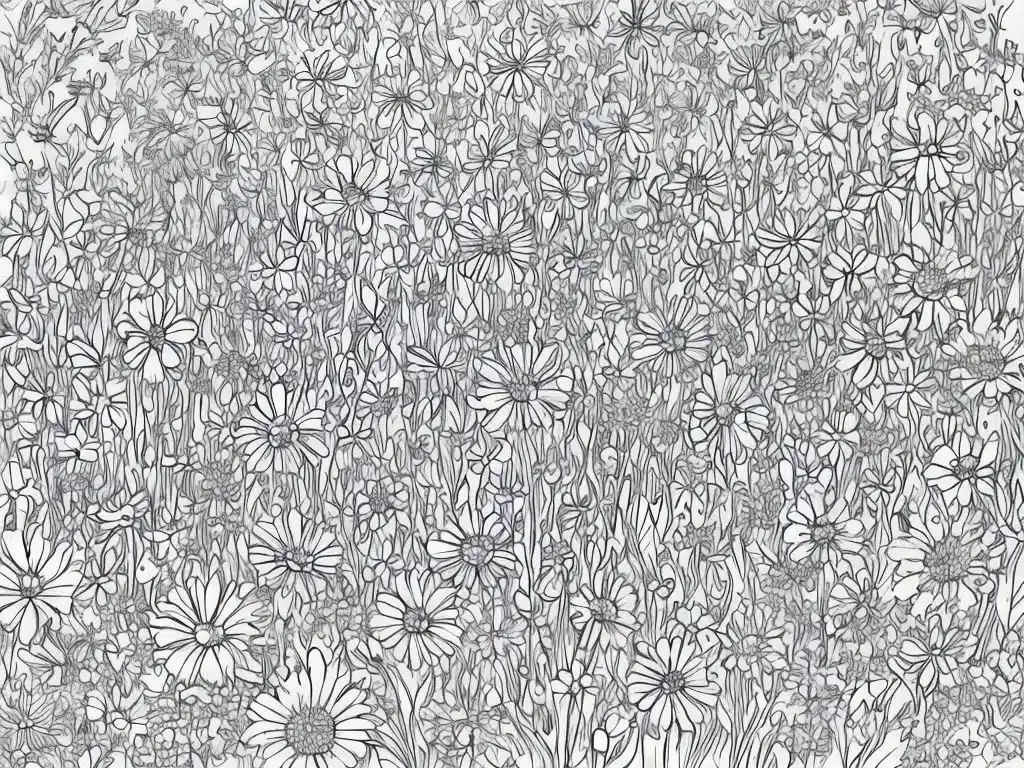 Atividades desenhos flores borboletas 4