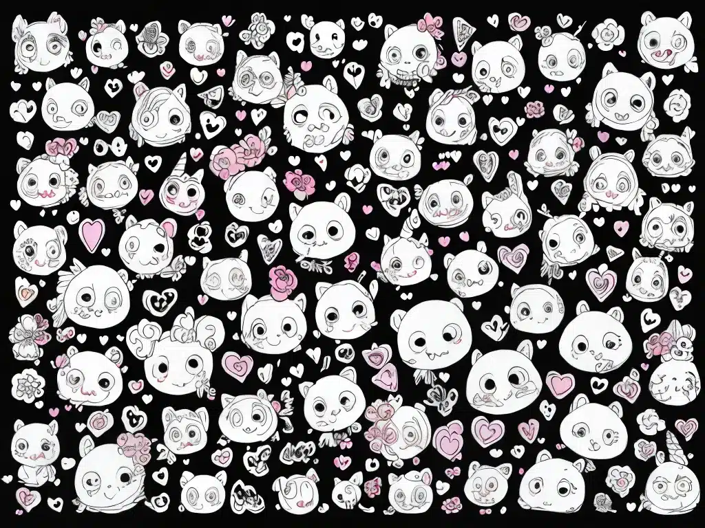 Atividades desenhos para colorir kawaii fofos 2 Atividades desenhos para colorir kawaii fofos 2