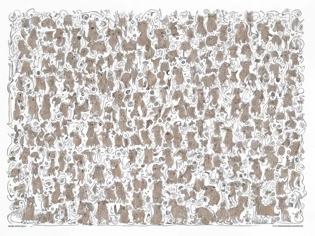 Desenhos desenhos cachorro franja