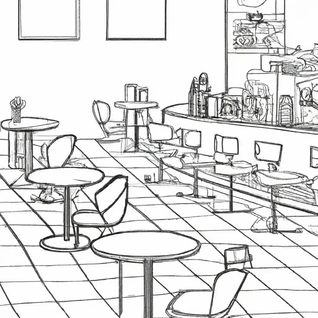 10 Desenhos de Cafeteria para Imprimir e Colorir