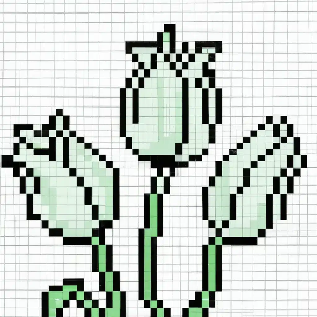 Dicas Tulipas em Pixel Art 1
