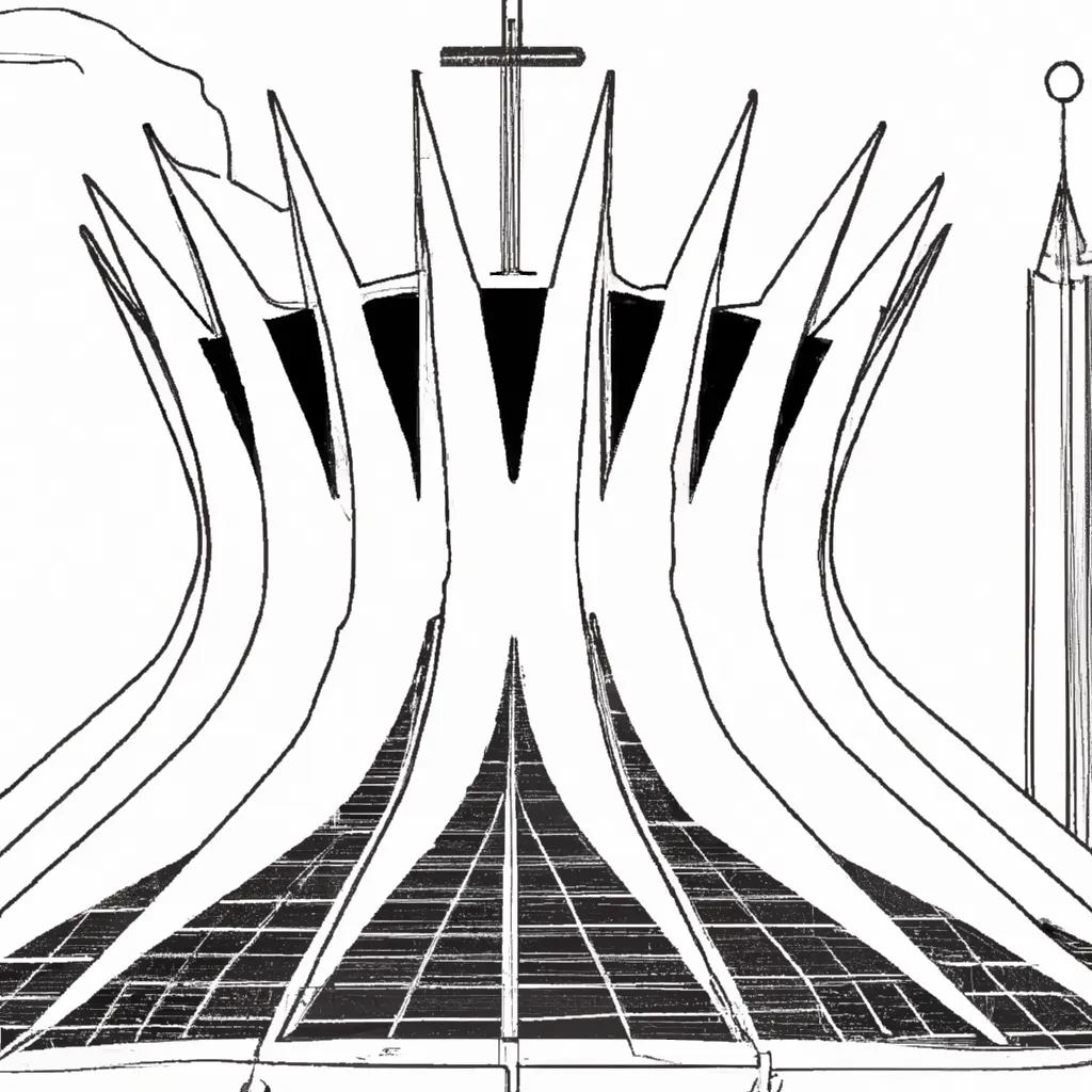 Figura Catedral de Brasilia Figura Catedral de Brasilia