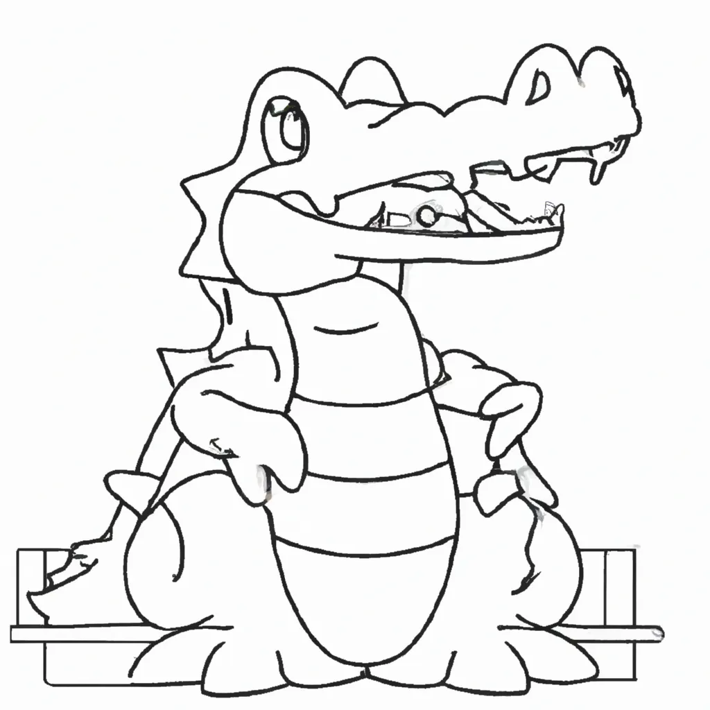 Figura Pokemon Krookodile Figura Pokemon Krookodile