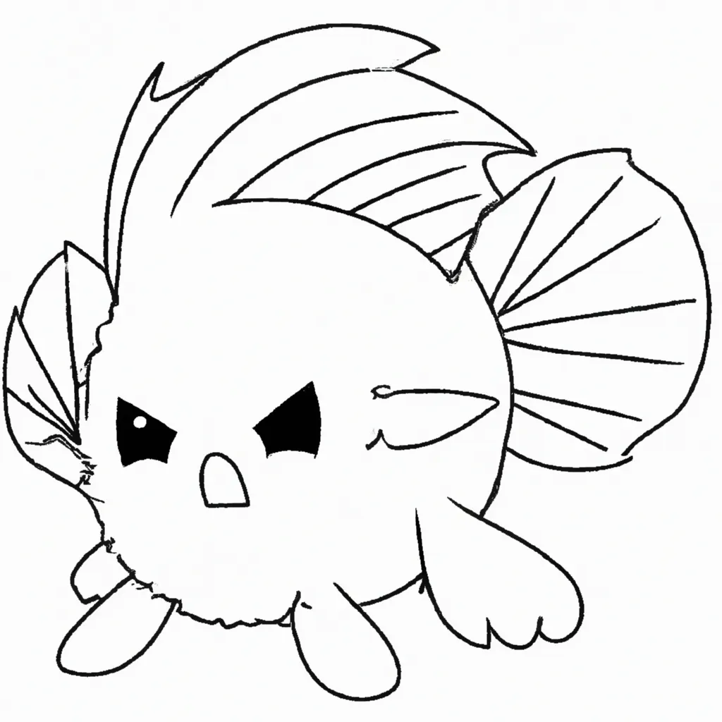 Figura Pokemon Qwilfish Figura Pokemon Qwilfish