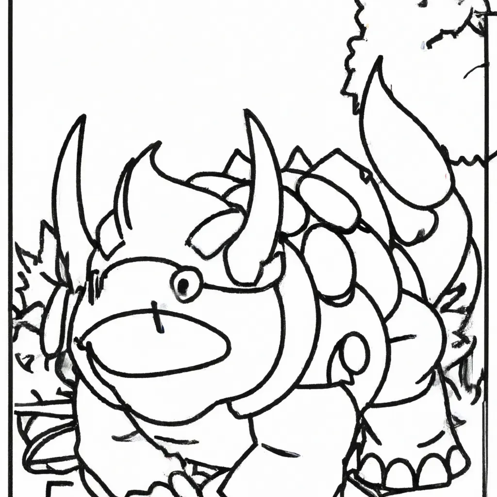 Desenhos Incríveis de Pokémon Rhydon para Imprimir e Colorir