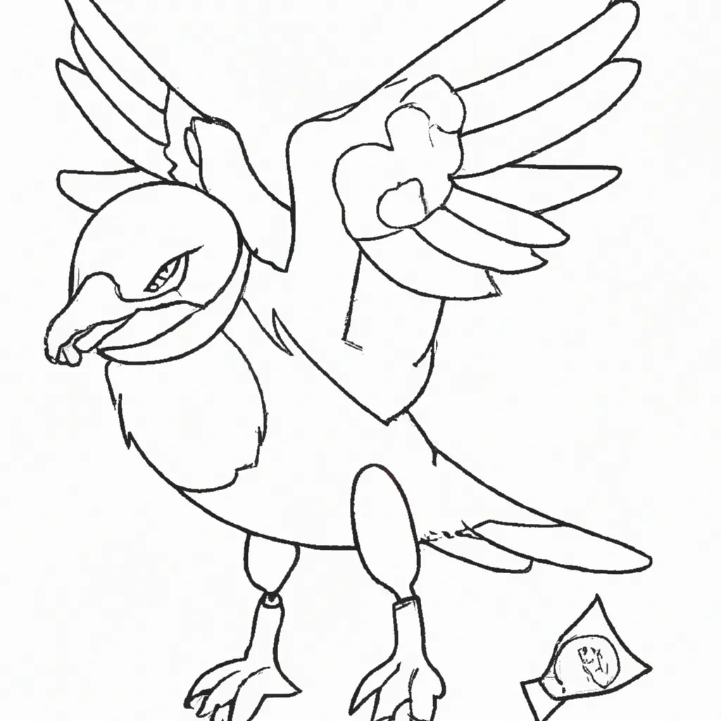 Desenhos de Pokémon Wingull para Imprimir e Colorir