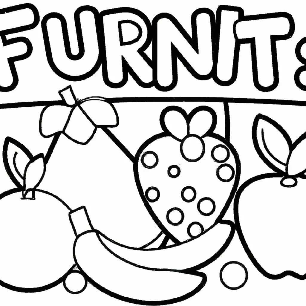 Figura cartaz de frutas