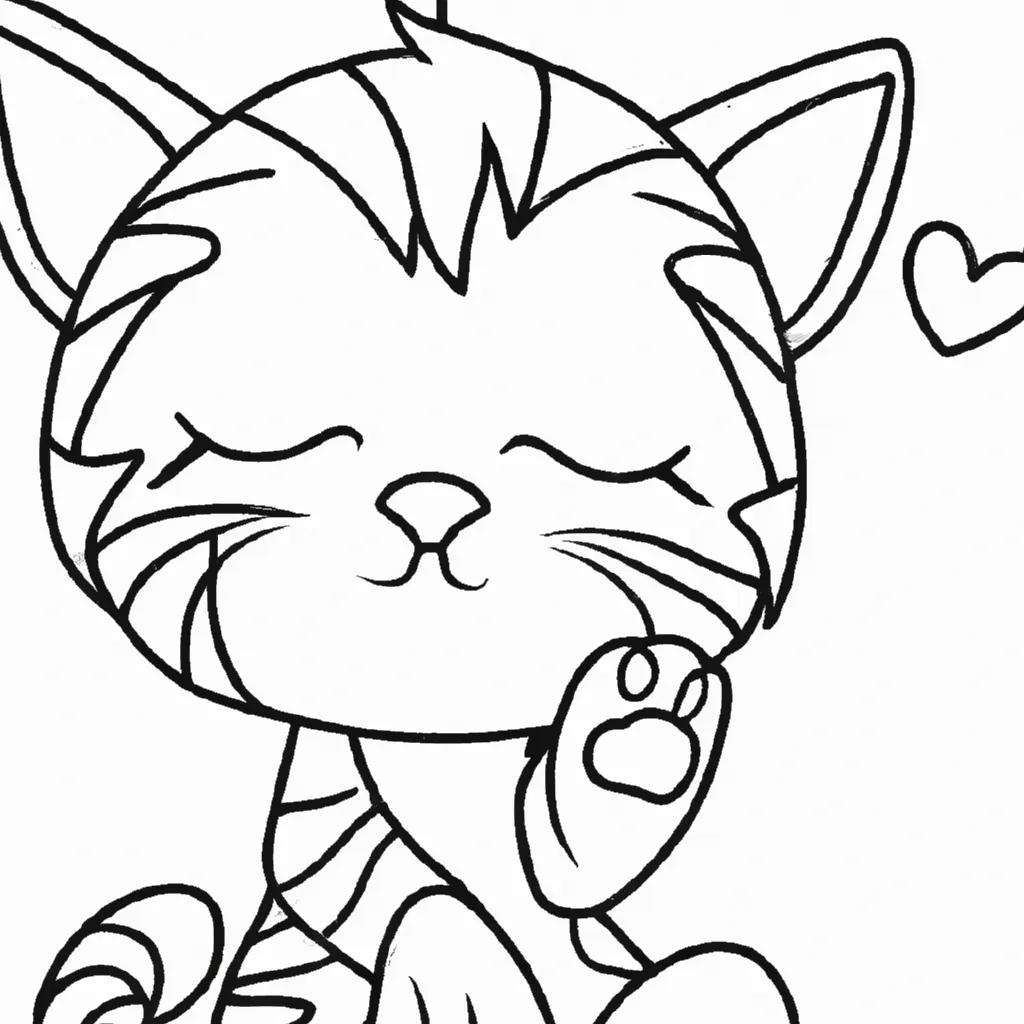 Figura gatinho kawaii