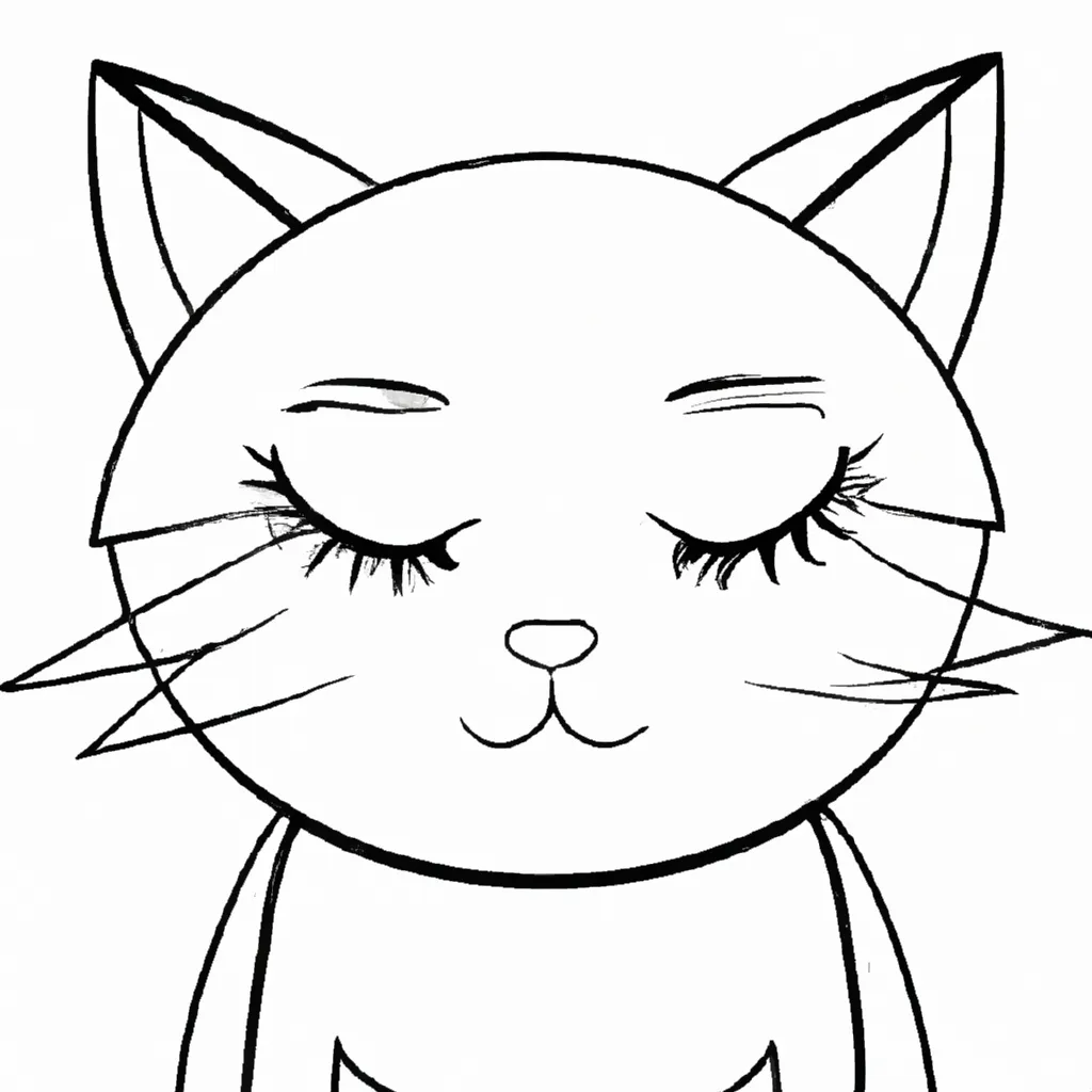 Figura gato com um olho fechado Figura gato com um olho fechado