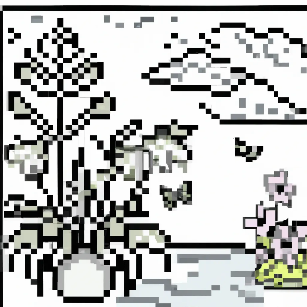 Fotos Natureza em Pixel Art