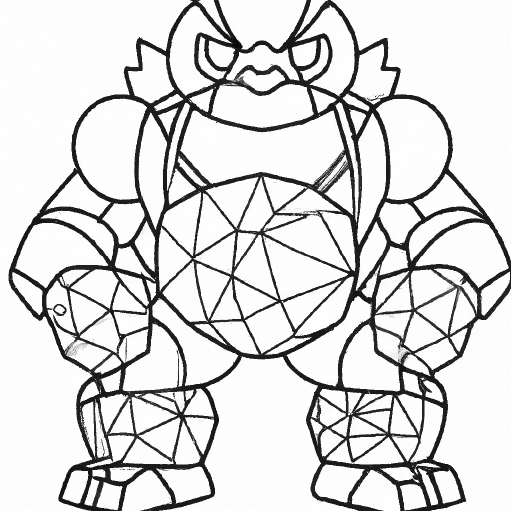 Desenhos De Pok mon Golem Para Imprimir E Colorir desenhos-de-pok-mon-golem-para-imprimir-e-colorir