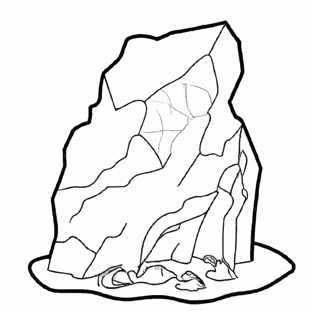 Imprima e Colora Incríveis Desenhos de Iceberg