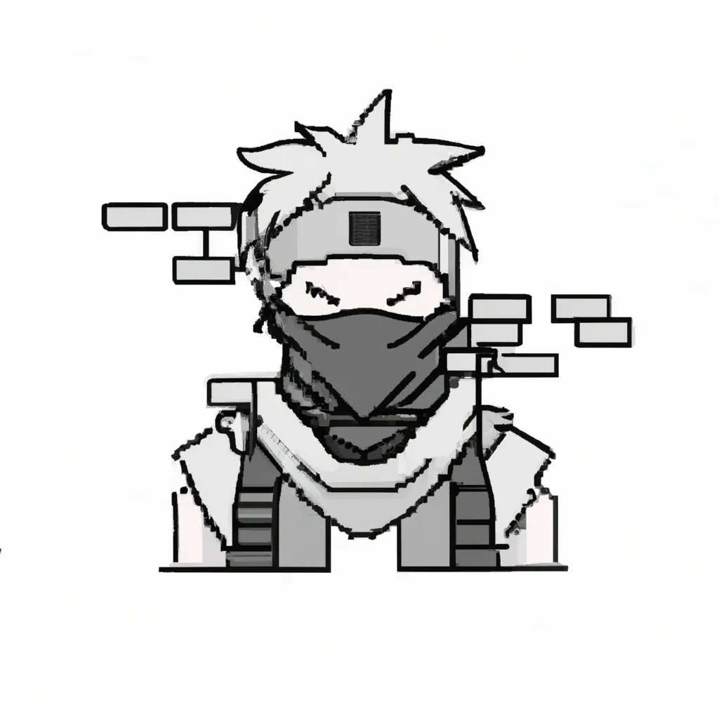 Ideias Kakashi em Pixel Art