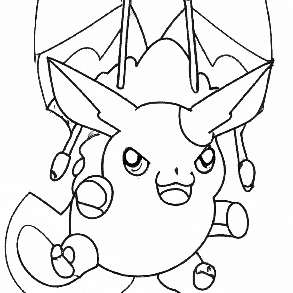 10 Desenhos de Pokémon Chingling para Imprimir e Colorir