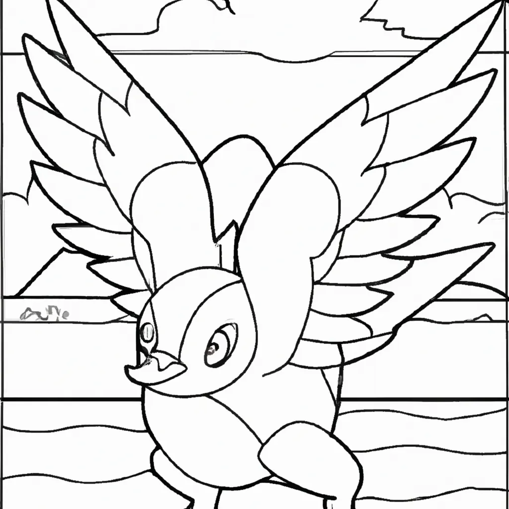 Desenhos de Pokémon Wingull para Imprimir e Colorir