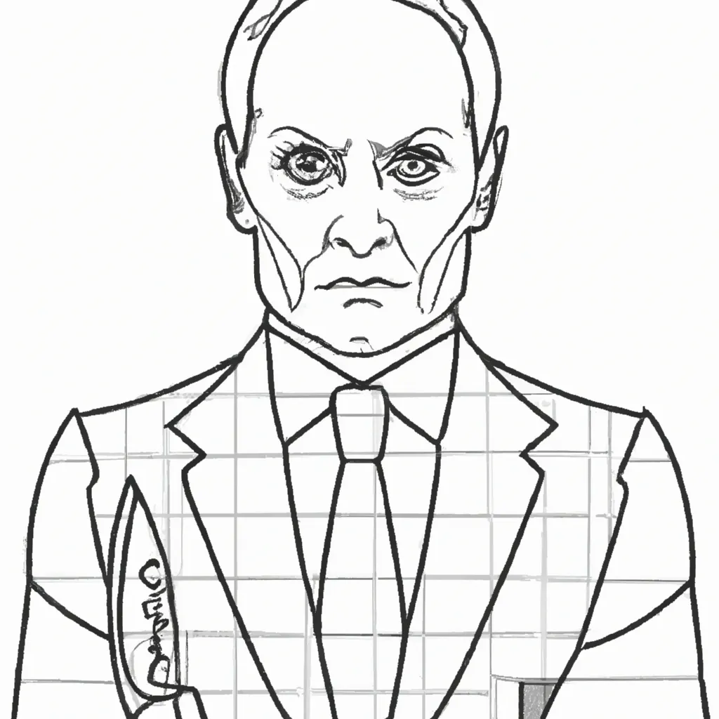8 Desenhos de Hannibal Lecter para Imprimir e Colorir