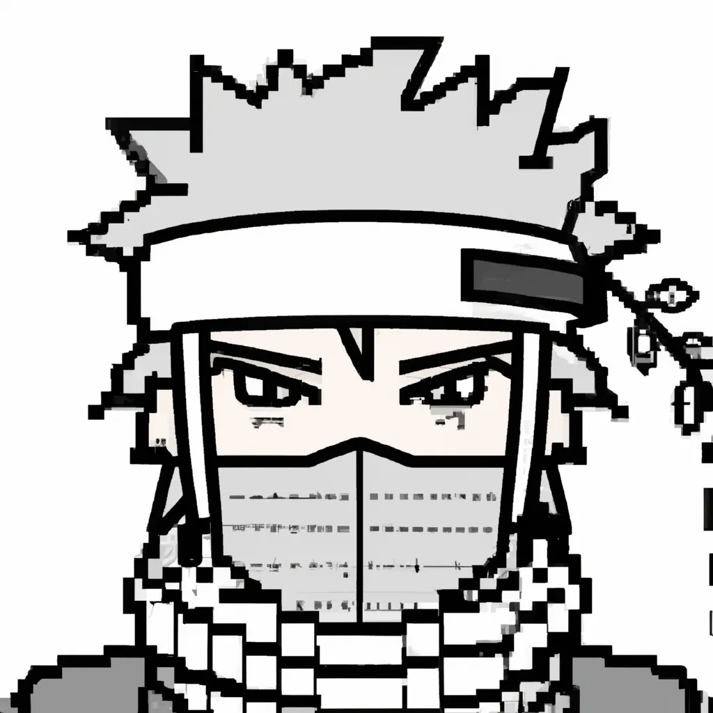 Imagens Kakashi em Pixel Art2