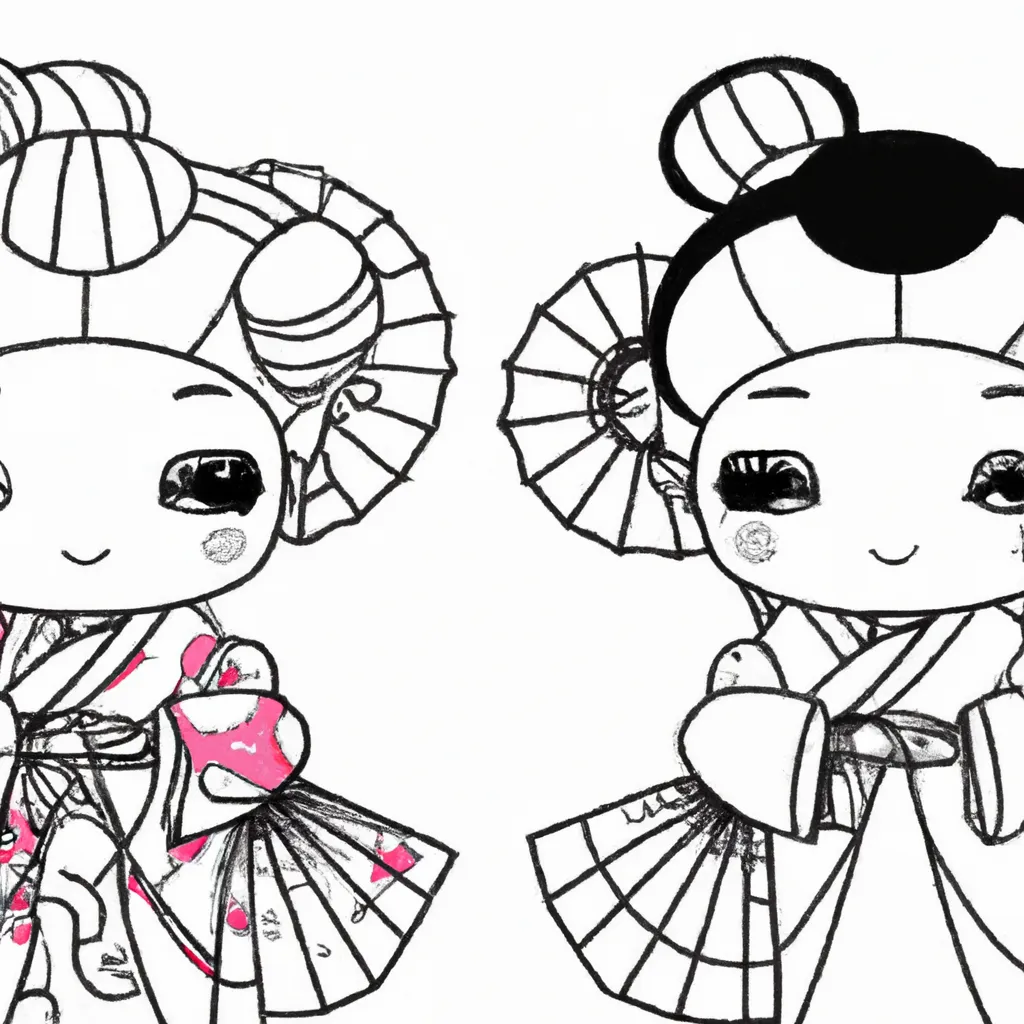Imagens gueixas kawaii Imagens gueixas kawaii