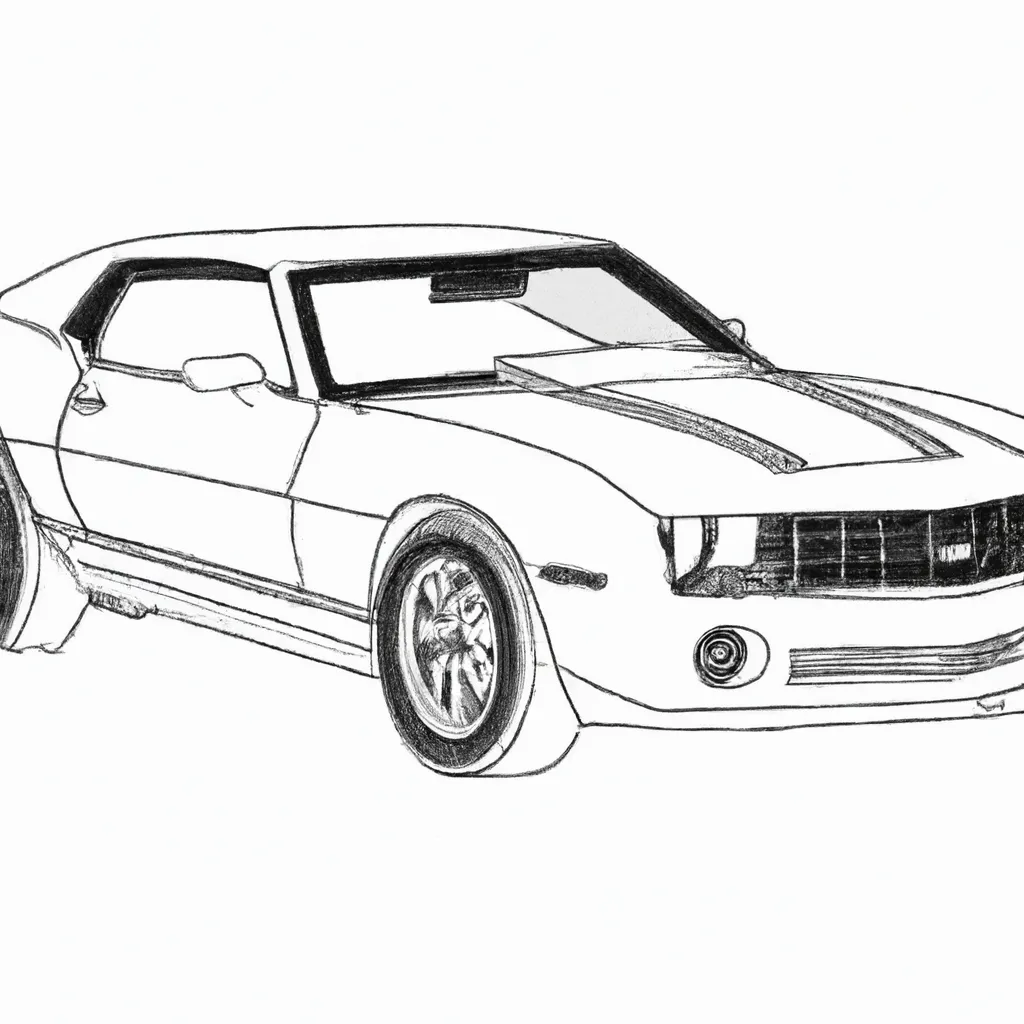 Imprimir Camaro Antigo