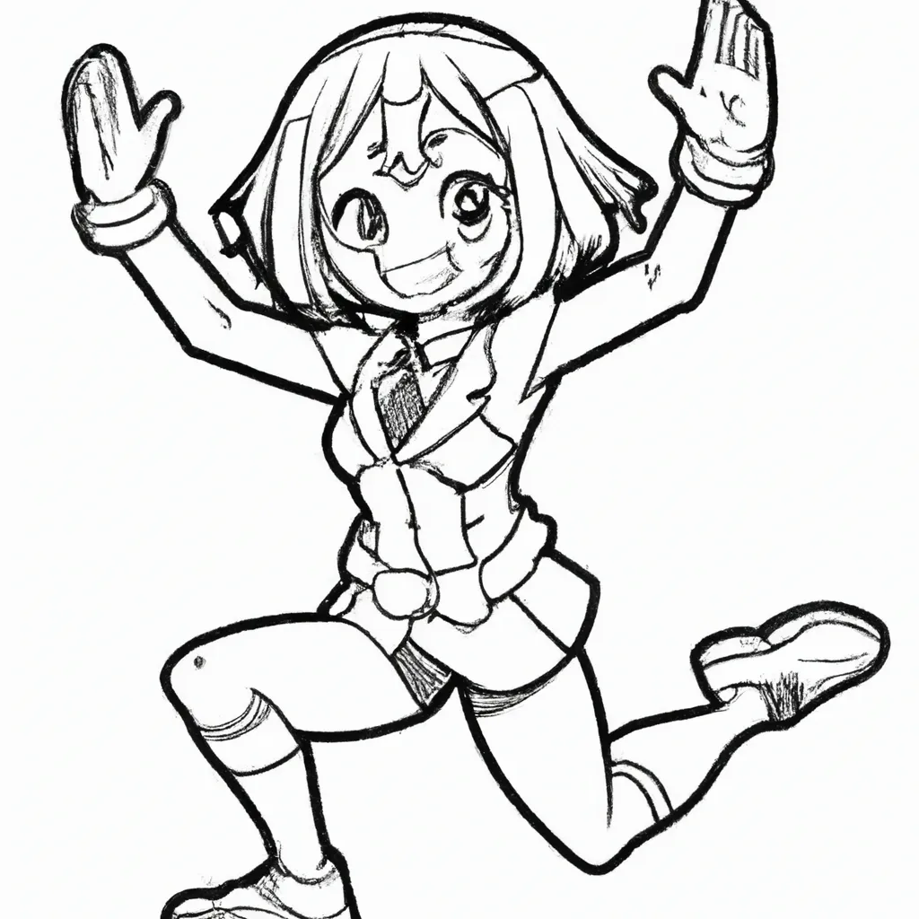 Imprimir Ochaco Uraraka My Hero Academia
