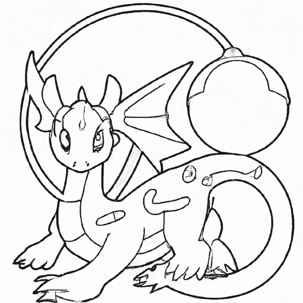 Imprimir Pokemon Dragonair
