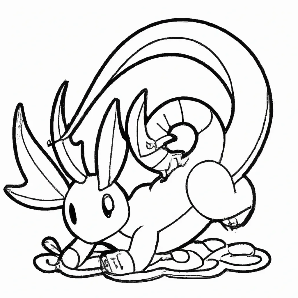 Imprimir Pokemon Dratini Imprimir Pokemon Dratini