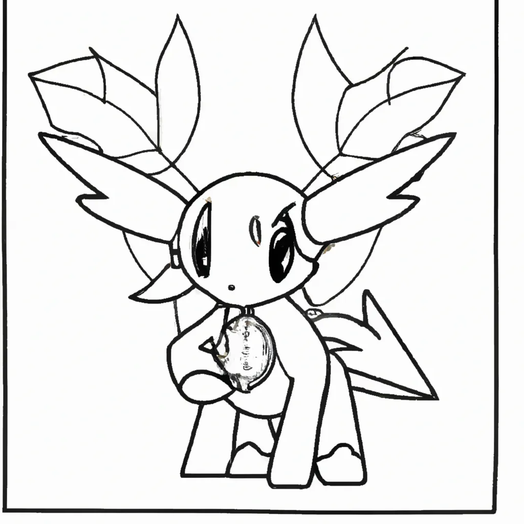 Desenhos de Pokémon Hisuian Lilligant para Imprimir e Colorir