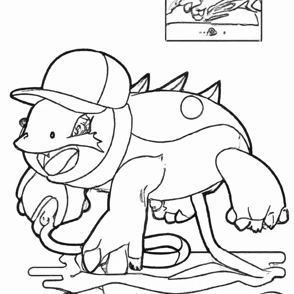 Imprimir Pokemon Slowbro 1
