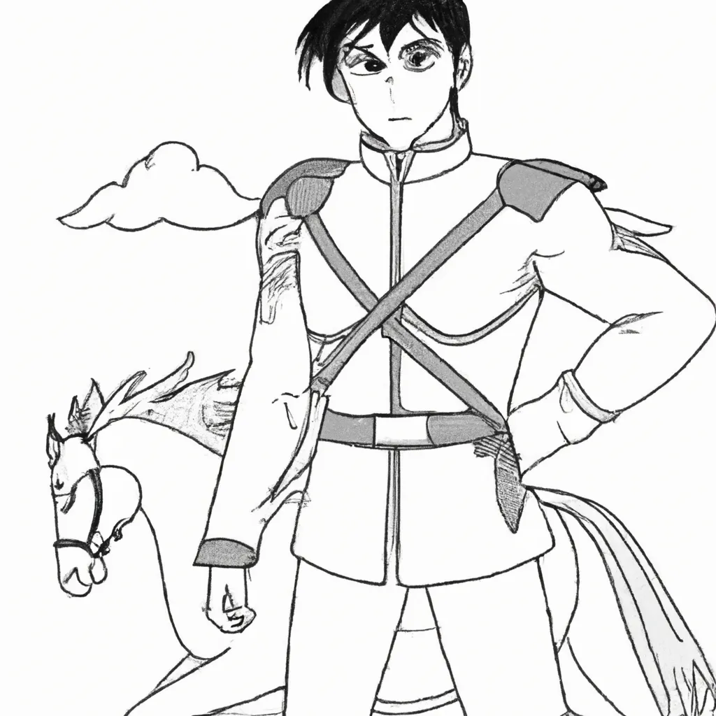 10 Desenhos de Roy Mustang para Imprimir e Colorir