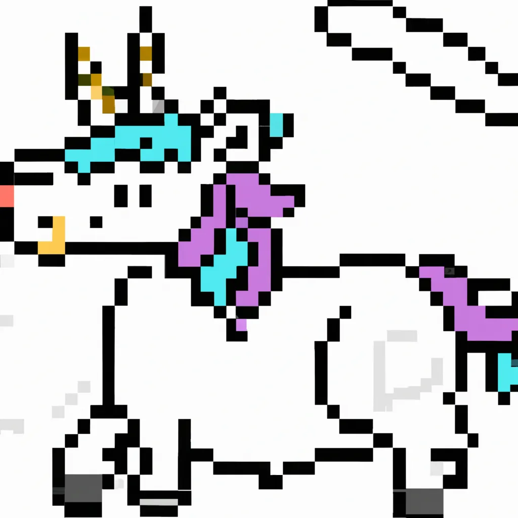 Imprimir Unicornio em Pixel Art