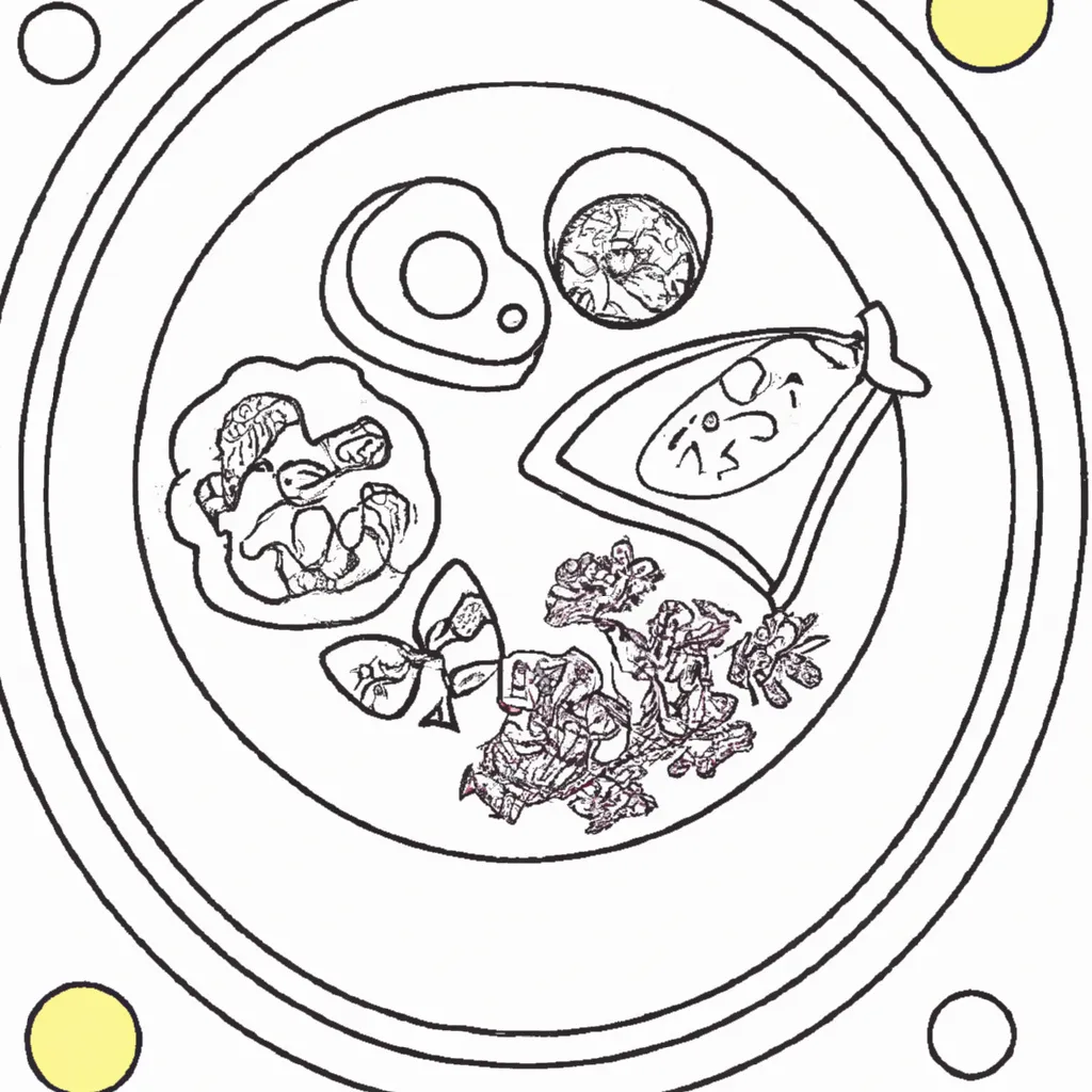 7 Desenhos De Prato De Comida Para Imprimir E Colorir
