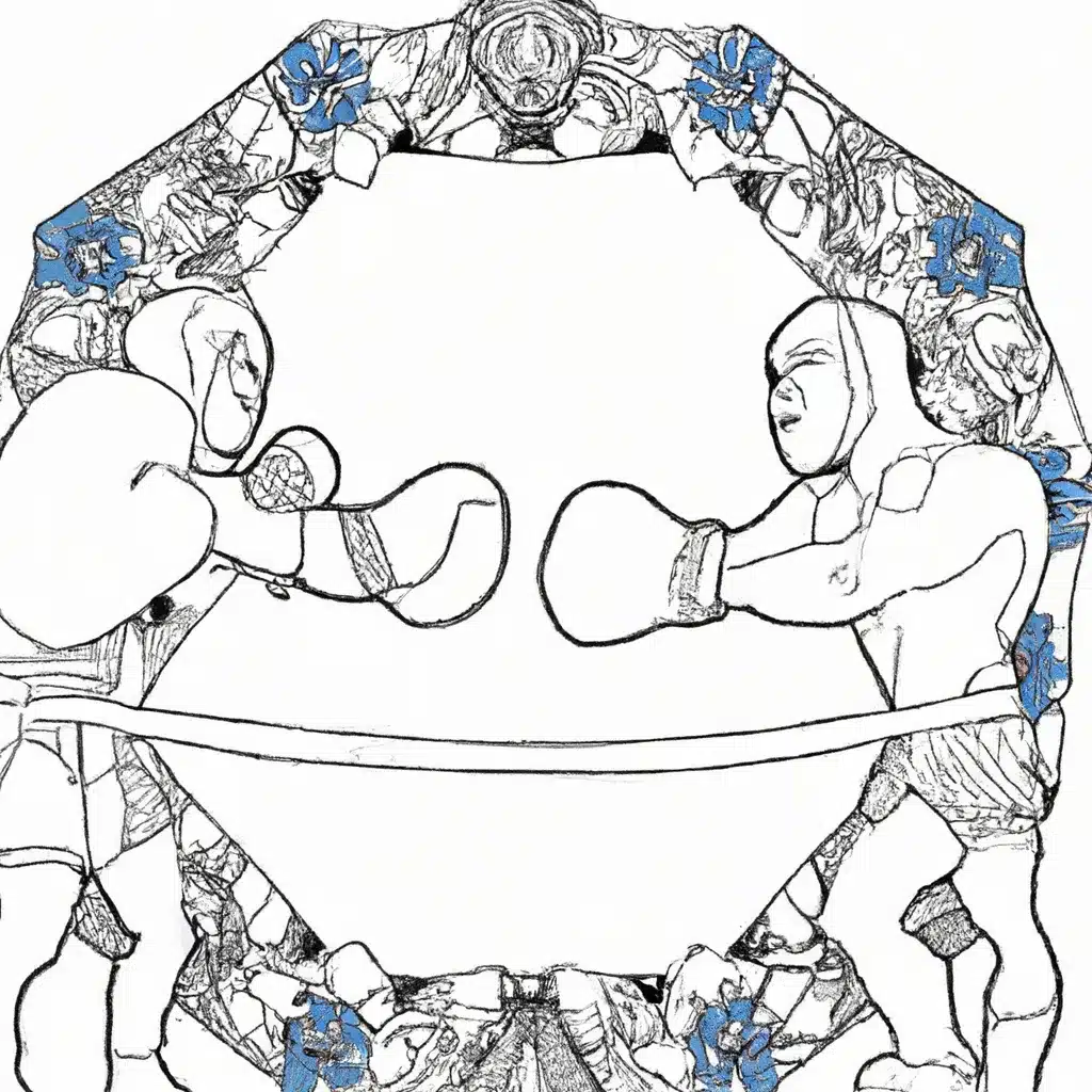 10 Desenhos de Ringue de Luta para Imprimir e Colorir