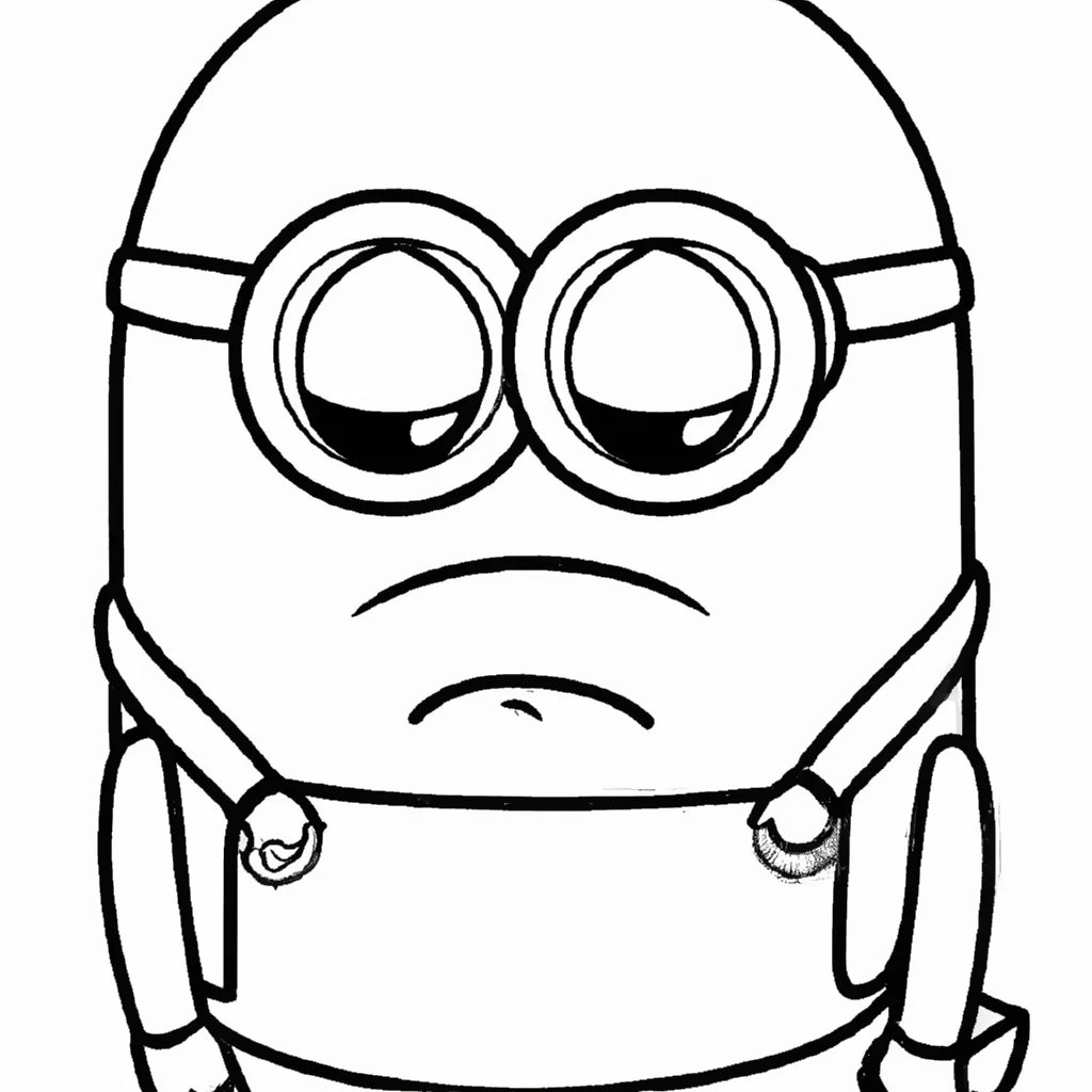 Moldes Minion Triste