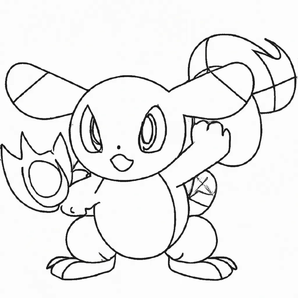 Moldes Pokemon Chimchar