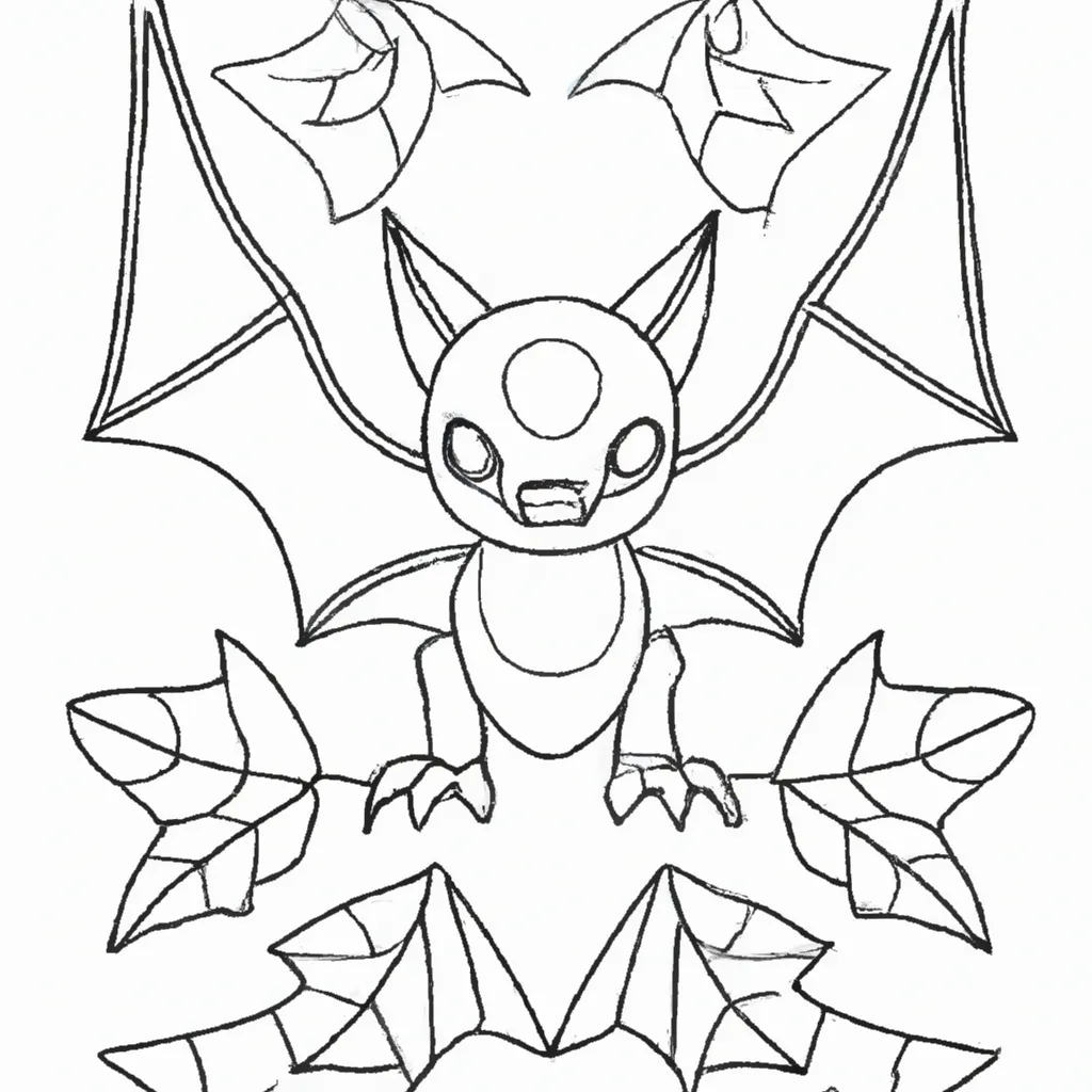 Moldes Pokemon Golbat Moldes Pokemon Golbat
