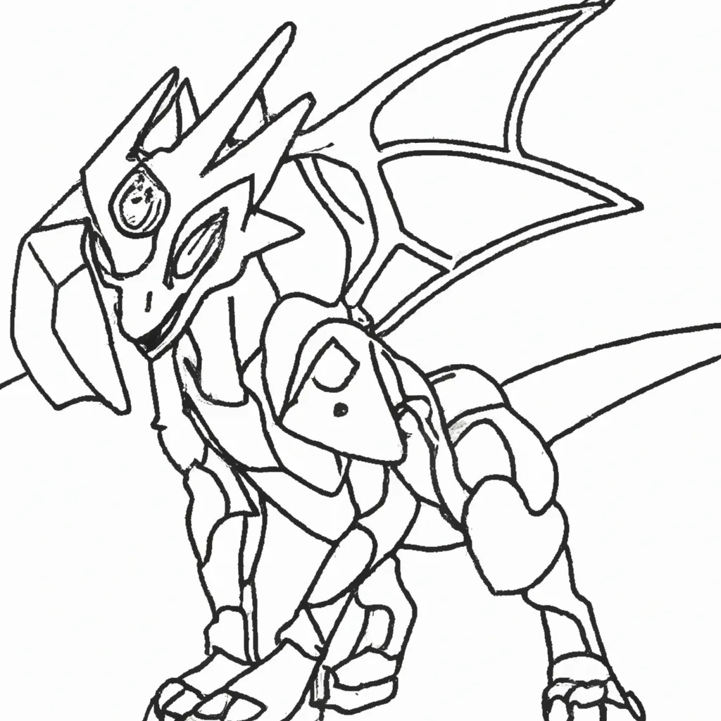 Moldes Pokemon Kyurem 1
