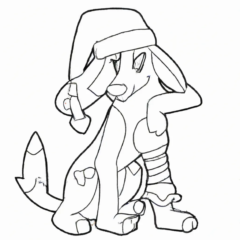 Moldes Pokemon Smeargle Moldes Pokemon Smeargle