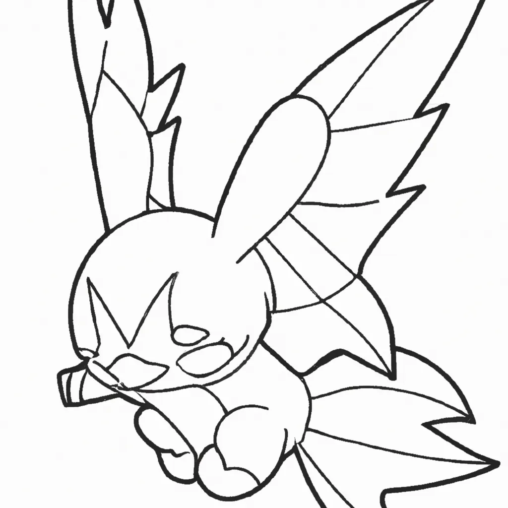 Moldes Pokemon Voador Flying