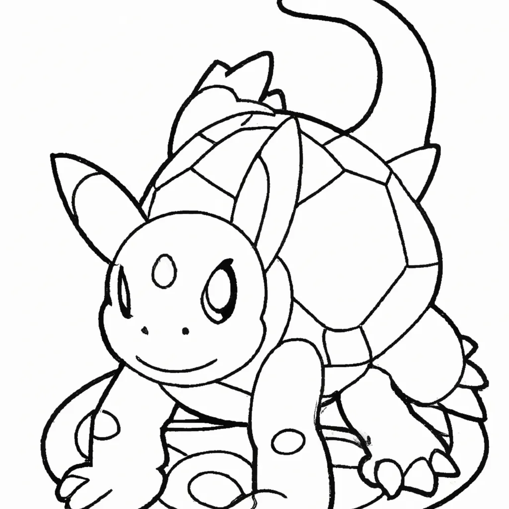 Moldes Pokemon Wartortle