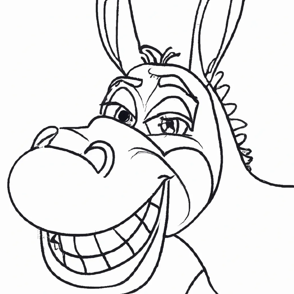 Moldes burro do shrek sorrindo Moldes burro do shrek sorrindo